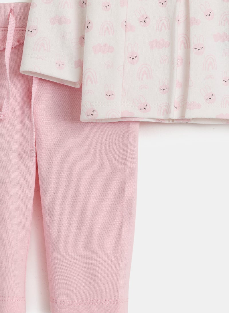 Junior Baby Girls Pyjama Set - Image 2